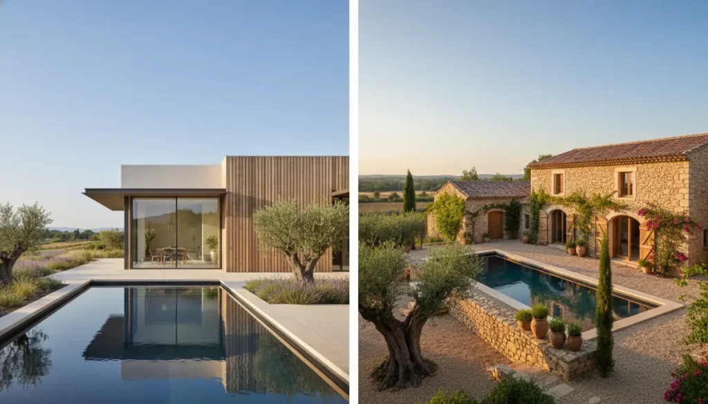 Maison Contemporaine vs Mas Provençal : Le Guide de l'Expert