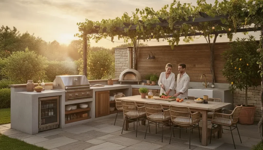 Comment concevoir une cuisine d'été fonctionnelle et conviviale ?